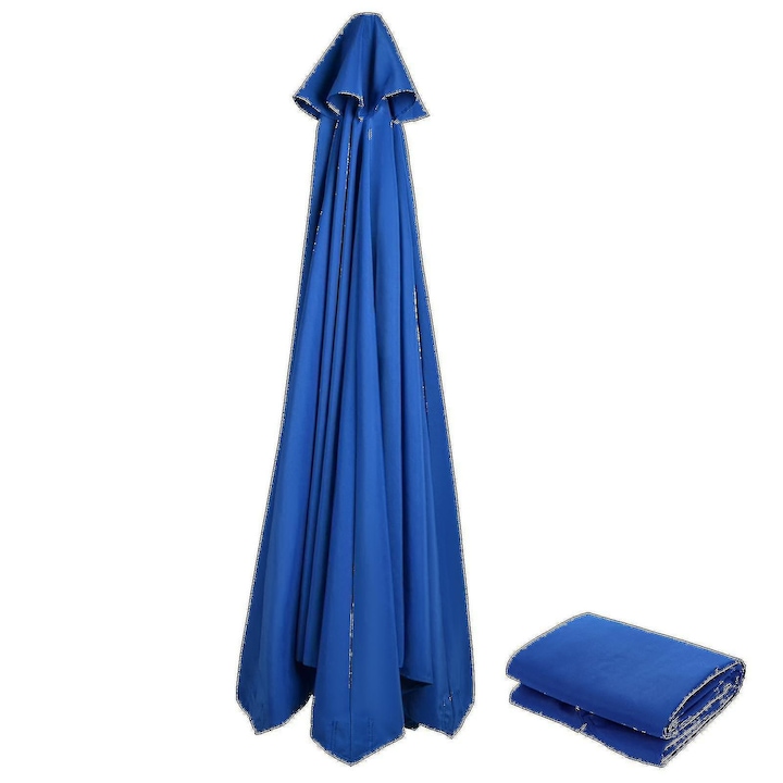 Copertina De Rezerva Pentru Umbrela De Gradina, 300cm, Multicolor, Din Poliester, Pentru Cadru De 9.8ft, 6/8 Brate
