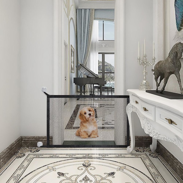 Barrière De Sécurité Pour Chien À Largeur Réglable, Filet De Protection Pour Escalier, 180 X 72 Mm
