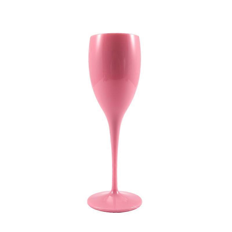 Pack Rose Pink Champagne Flutes Plastic Goblet Champagne Cups For Wedding Bridal Shower Bachelorette Party