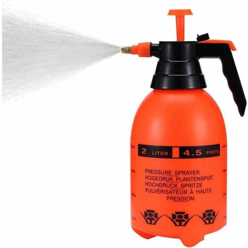 Pulvérisateur À Pompe De Jardin 68 Oz/0,5 Gallon Avec Buse Réglable En Laiton Pour L'Arrosage Des Fleurs Et Des Pelouses