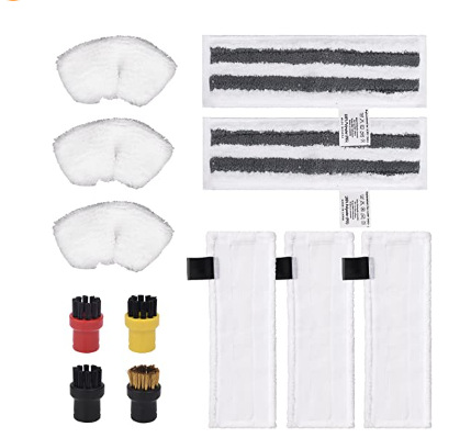 Accessoire Pour Nettoyeur Vapeur Karcher Easyfix Sc2 Sc3 Sc4 Sc5 Bonnettes Microfibre Lingettes Serpillière Chiffons Brosses À Buse Ronde Pièces De Rechange