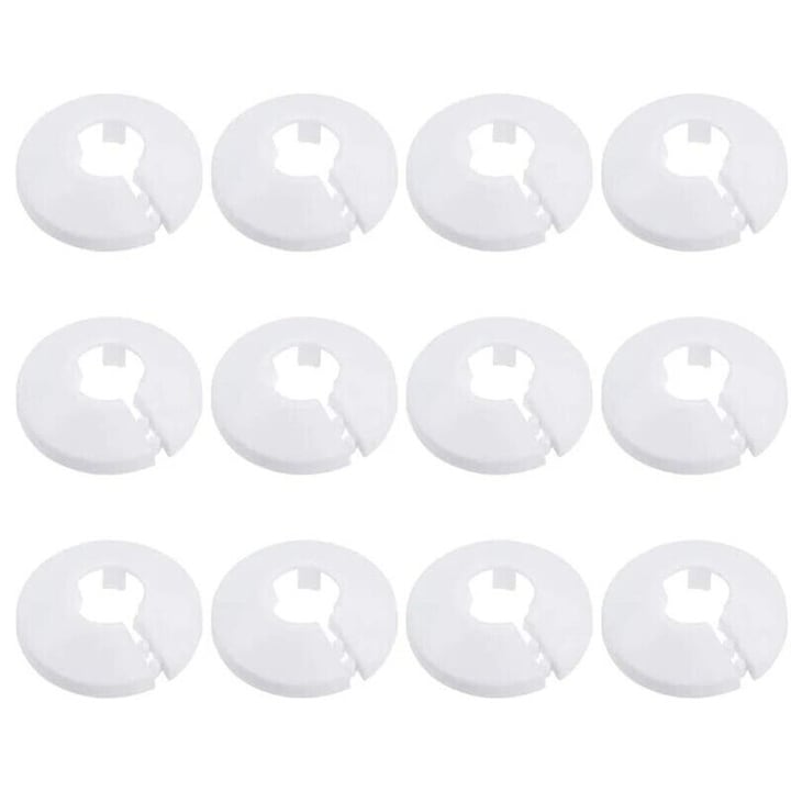 Lot De 12 Cache-radiateurs Blancs, 16 X 45 Mm, Flexibles