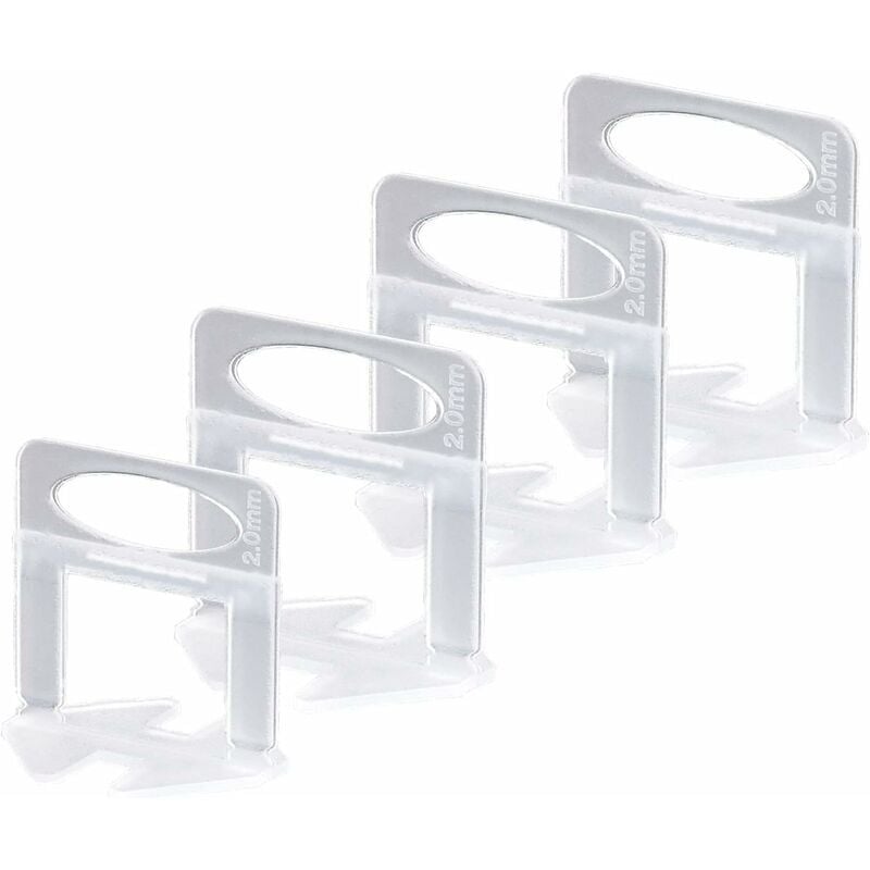 Niveleur Carrelage, Croisillon Carrelage Autonivelant 2mm Croisillon Autonivelant, Pour L'Installation De Carreaux De Sol Et Mur (200xcroisillon Carrelage 2mm)