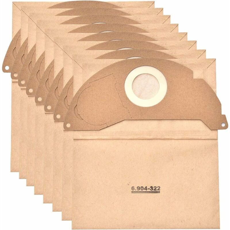 8 Sacs D'Aspirateur 6.904-322.0 Pour Körcher