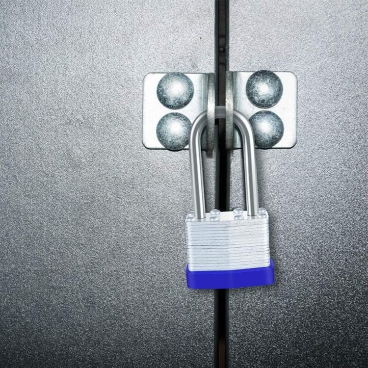 Cadenas D'Extérieur En Acier Laminé De 40 Mm, Lot De 2 Cadenas Haute Sécurité Étanches, Longue Poignée En Acier