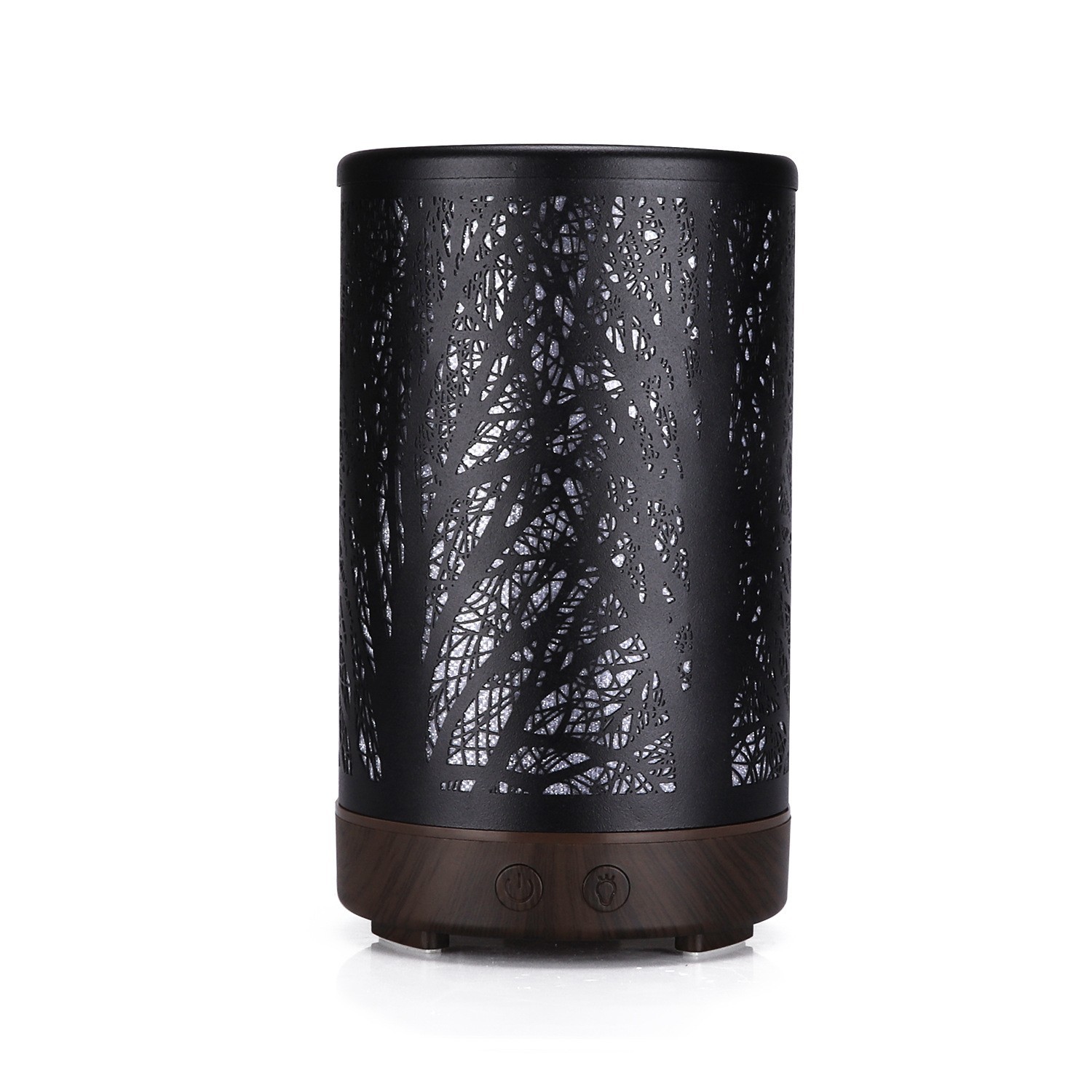 Difusores Eléctricos Ultrasónicos De Aceites Esenciales Ferrosos, Humidificateur Silencieux, Temporizador, 3,4 Floz