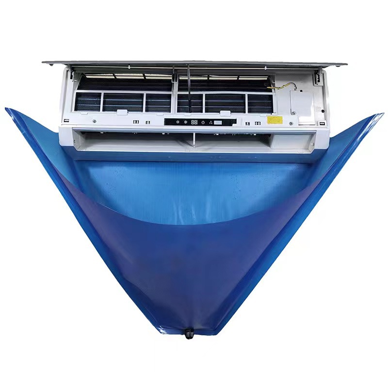 Housse Pour Le Nettoyage Du Climatiseur, Housse De Protection Pour Le Nettoyage De L'Unité Intérieure, Sac De Récupération De L'Eau - Pour Climatiseurs Jusqu'à 1.5 Hp, 13065cm, 1pc