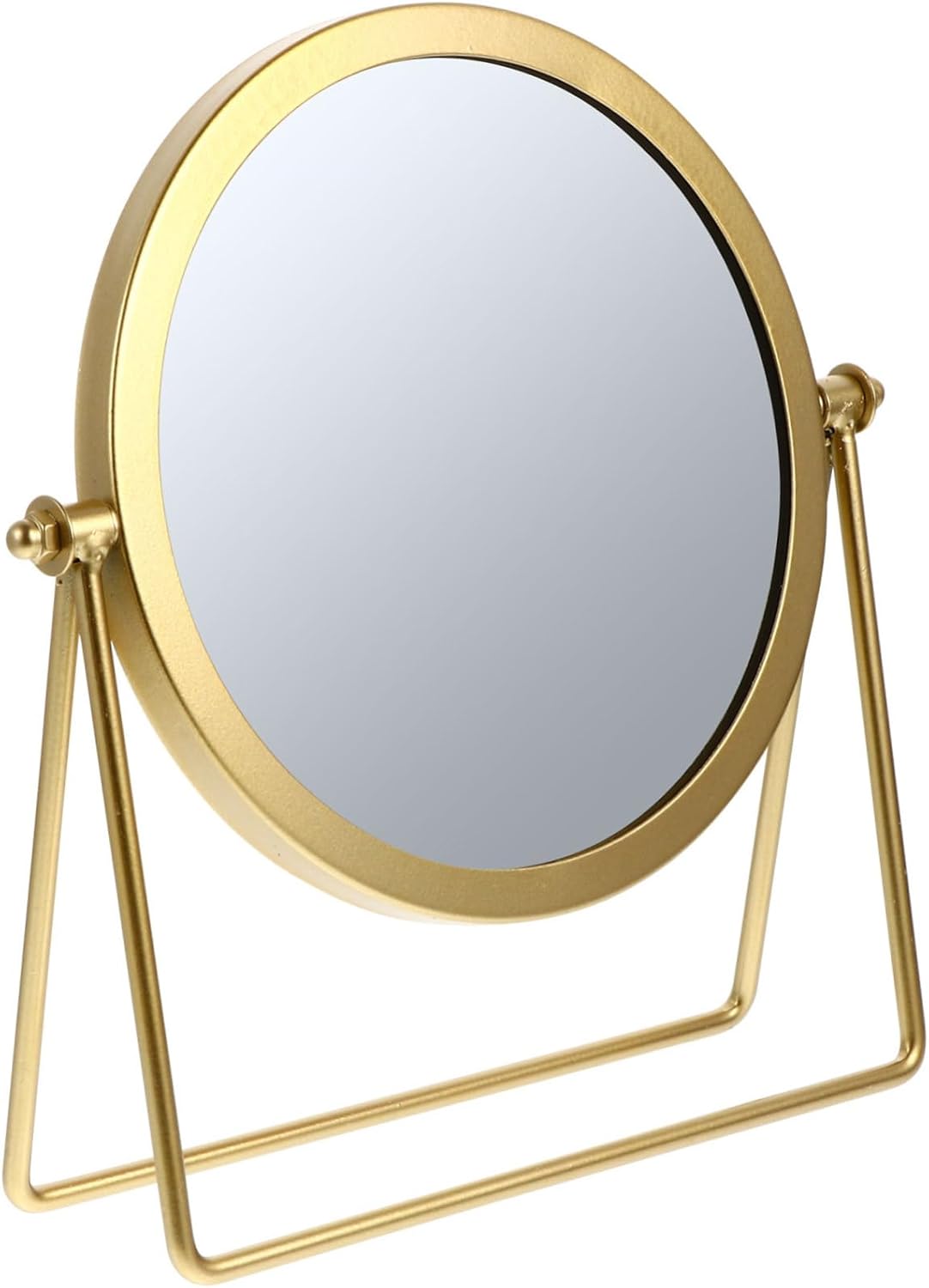 Miroir De Maquillage Rotatif Doré Pour Bureau Et Salle De Bain Miroir De Table Portable Et Résistant Pour Coiffeuse Et Table De Maquillage