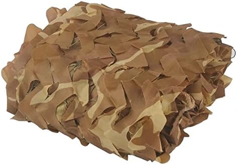 Svkbjroy Filet De Camouflage Parfaits Pour Chasse, Umbrage, Camouflage Décoration, Parasol, Terrasse Protection Solaire, Sable, 2x3m