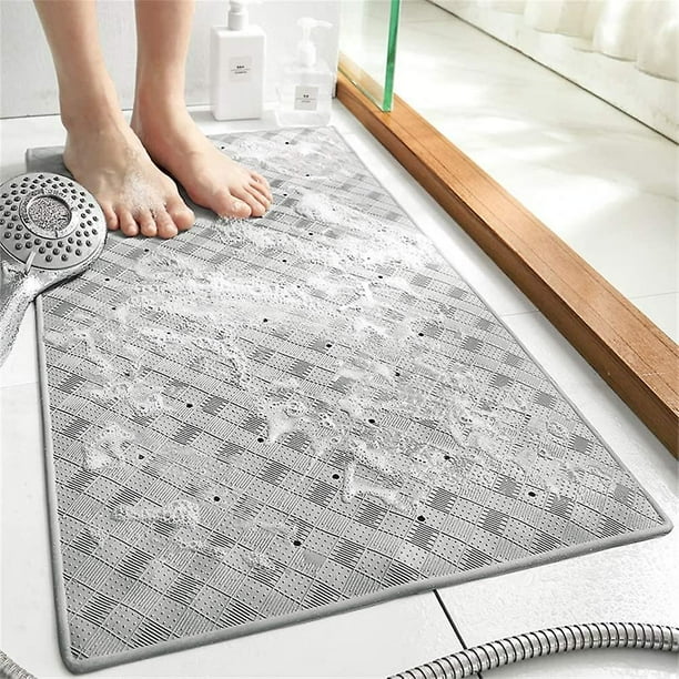 Non Slip Shower Mat, Anti Mould Rubber Soft Bathtub Mat, Anti Slip Bath Mat