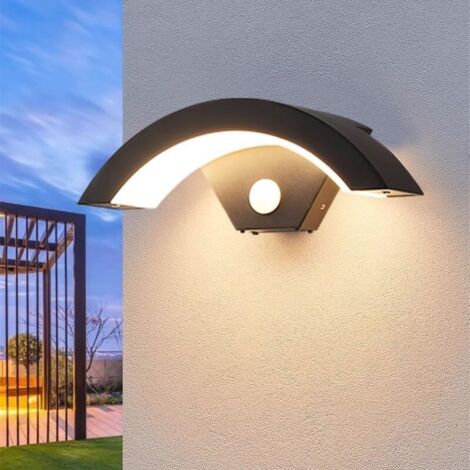Applique Murale Extérieure Avec Détecteur De Mouvement – 24w 2650lm – Étanche Ip65 – 3000k – Angle De Détection 120° – Portée 2-8m