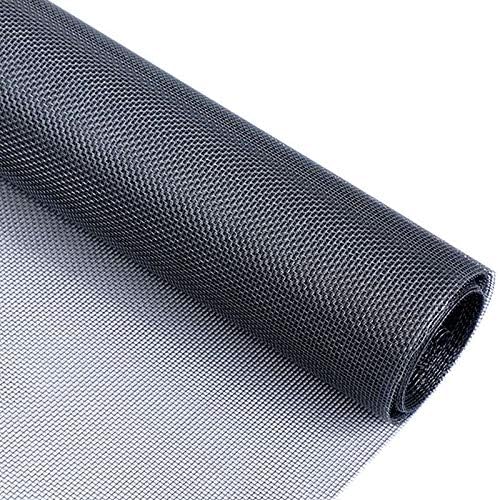 1.3x1.5m Moustiquaire Sur Mesure En Fibre De Verre Ignifuge Grand Store Toile Filet Voile Film Moustiquaire Plissée Adaptable Rigide Anti Moustique Mouche Insecte Pour Porte Fenêtre Baie Vitr