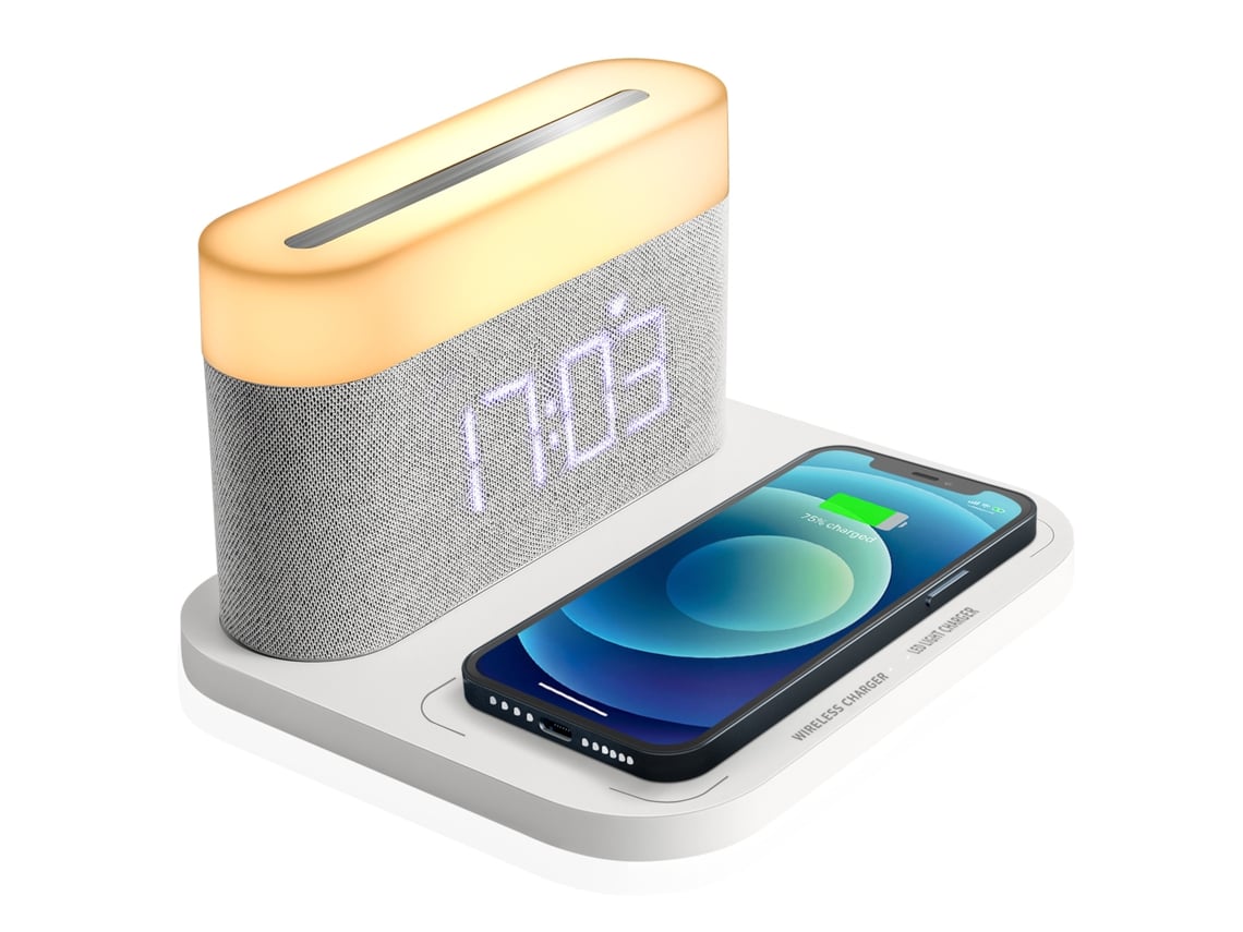 Réveil Numérique À Chargeur Sans Fil Avec Lampe Tactile Ehstmind