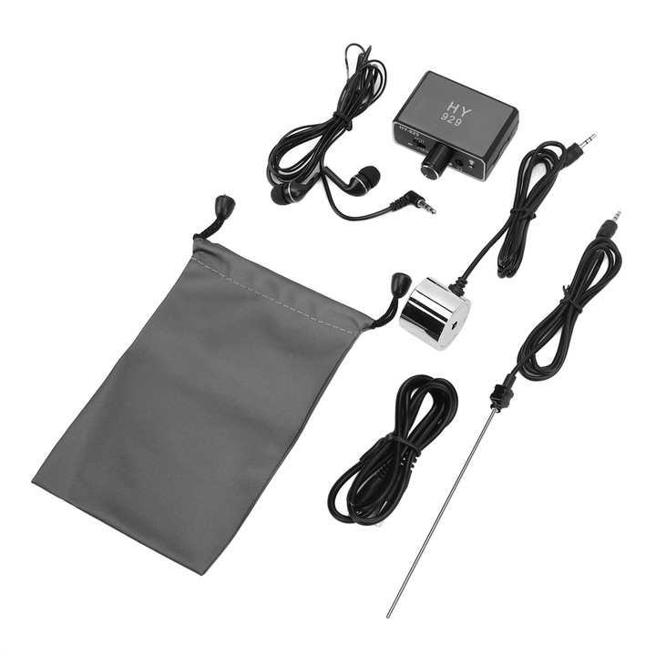 Detector De Scurgeri Apa, Dispozitiv De Detectare Cu Sonde Duale, Reincarcabil, Abs Si Metal, Pentru Constructii, 100-240v