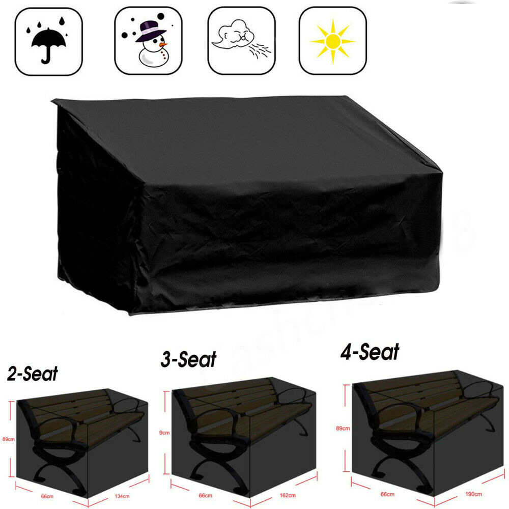 Funda Para Banco De Jardín, Cubierta Para Banco De 2 Plazas Y Exterior, Cubierta Protectora Para Muebles De Jardín, Funda Para Sofá De Jardín En Tela Oxford 210d, Impermeable, A Prueba De Viento, Prot