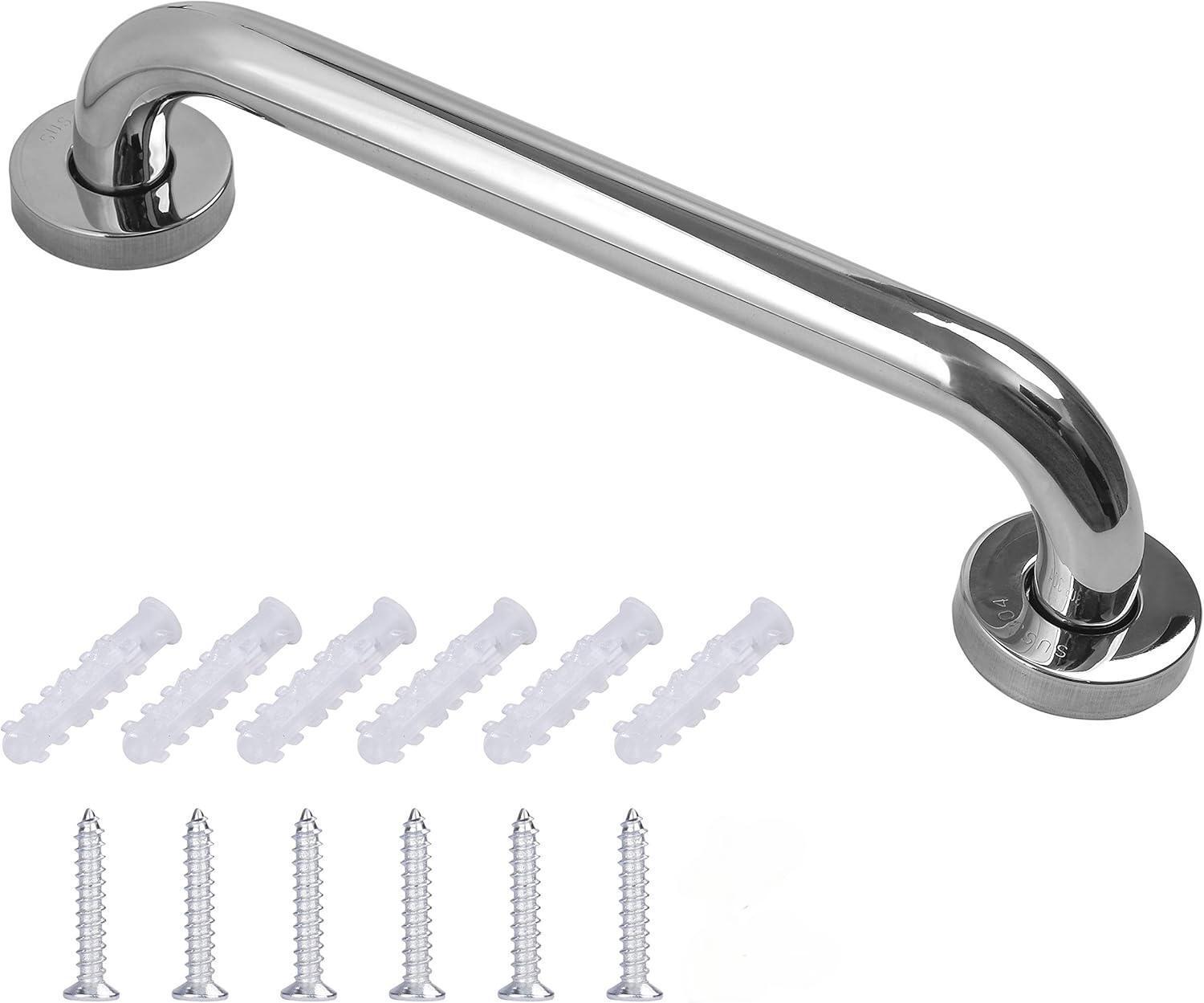 Pasamanos De Acero Inoxidable Baño Bañera Manija Inodoro Para Personas Mayores 50 Cm