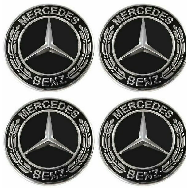4 Autocollants Pour Cache-moyeu De Roue Mercedes-benz 65 Mm, Emblème Benz