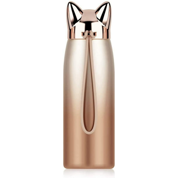 Gobelet Isotherme Fox, Tasse À Café En Acier Inoxydable, Isolation Anti-fuite, Bouteille D'Eau Pour Enfants Et Adultes, Tasse Isotherme Pour Liquides, 300 Ml