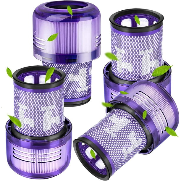 Lot De 4 Filtres Hepa Pour Aspirateur Dyson V12 Detect Slim, Référence 971517-01