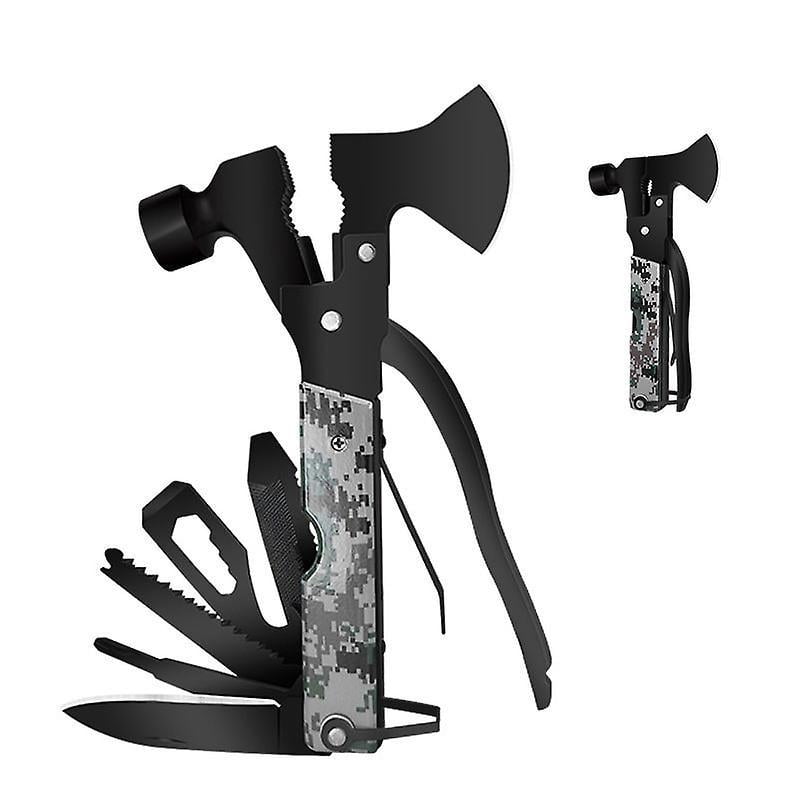 Outil Multifonction Pour Homme, Équipement De Camping Et De Survie 16 En 1