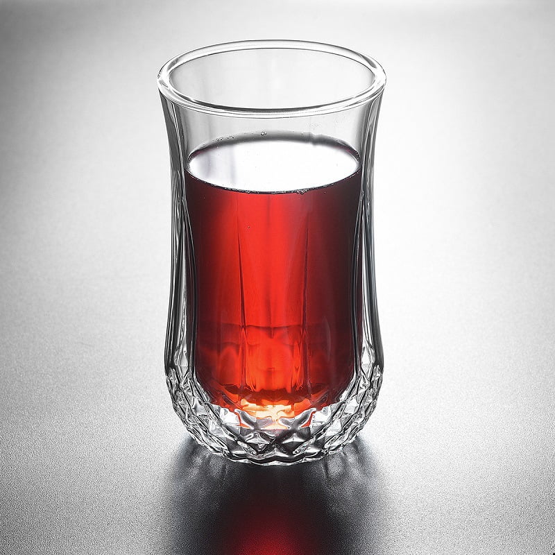 Verres À Whisky, Verres À Double Paroi Isolants Soufflés À La Main, Tasses À Café, Articles De Bar, Verrerie, Verres À Whisky Écossais 250 Ml (8,4 Oz) Pour Whisky, Expresso, Thé, Latte, Lot De 2, Tran