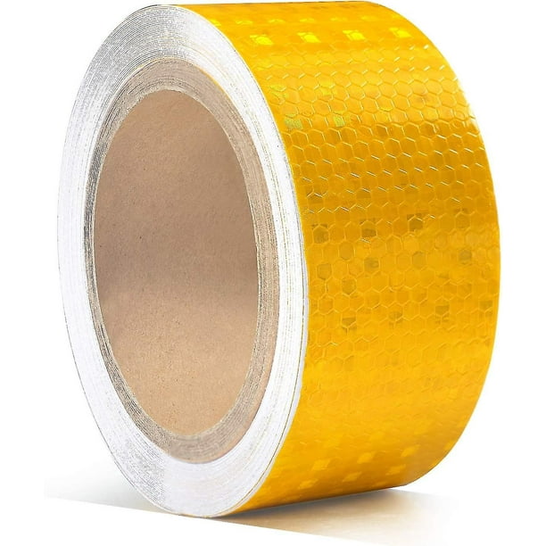 Yellow Reflective Tape, Pack Of 2 Rolls