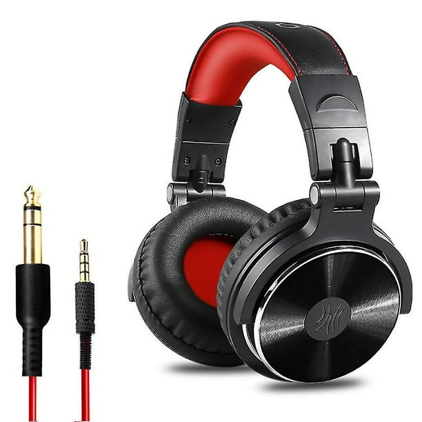 Casque Audio Circum-aural Filaire Avec Basses Renforcées, Pliable Et Léger, Avec Port Usb Et Micro Pour L'Enregistrement, Le Monitoring, Les Podcasts, La Guitare, L'Ordinateur Et La Télévision.