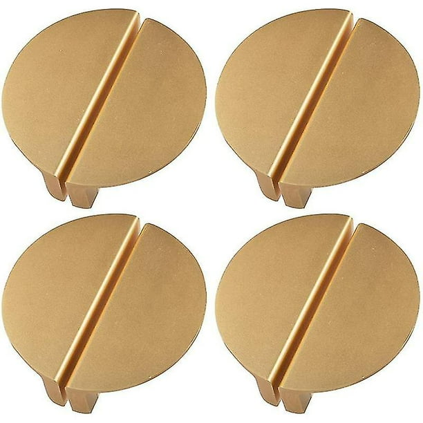 Poignées De Tiroir Couleur Or Champagne, Poignées De Tiroir Demi-lune De 2,5 Pouces