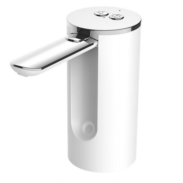Distributeur D'Eau Électrique (blanc) : Pompe Pour Bouteilles D'Eau, Rechargeable Par Usb, Compatible Avec Les Bouteilles De 3,8 À 18,9 Litres.