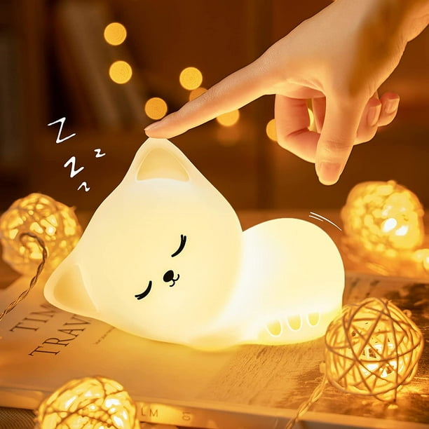 Veilleuses Pour Enfants Surrme, 7 Modèles De Veilleuses Adorables, Veilleuses Rechargeables Par Usb Avec Télécommande Pour La Chambre D'Enfant