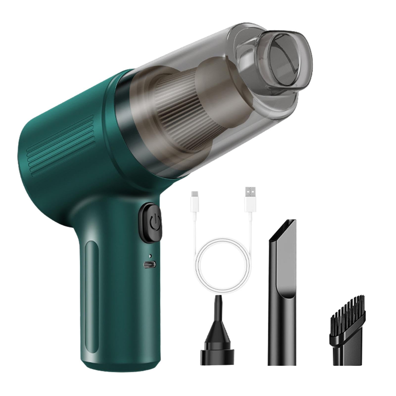 Aspirateur Sans Fil Pour Voiture,puissant Et Portable,idéal Pour Petits Véhicules Et Nettoyage Rapide De L'Intérieur Automobile.