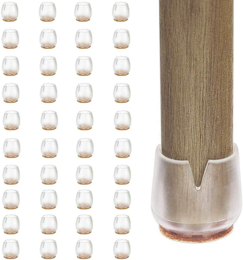 Feutre Pied 40 Pcs12-16mmpatin Silicone Pour Mobilier/meubles-embout Anti-rayures-tampon Chaise Protection Parquet