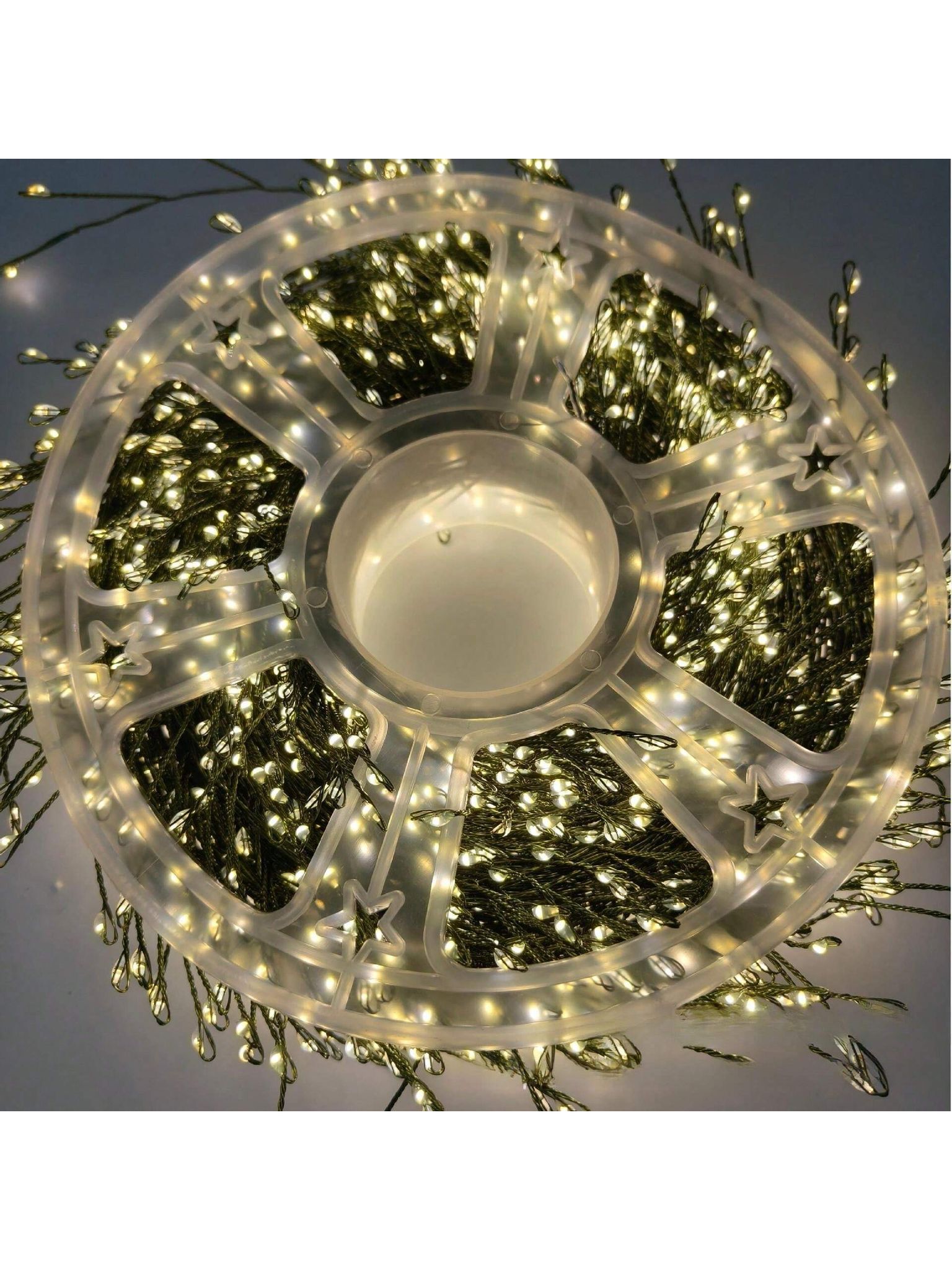 Guirlande Lumineuse Led En Fil De Cuivre « Pieds Centenaires » Pour Feux D'Artifice De Noël, Décoration Lumineuse Intérieure Et Extérieure