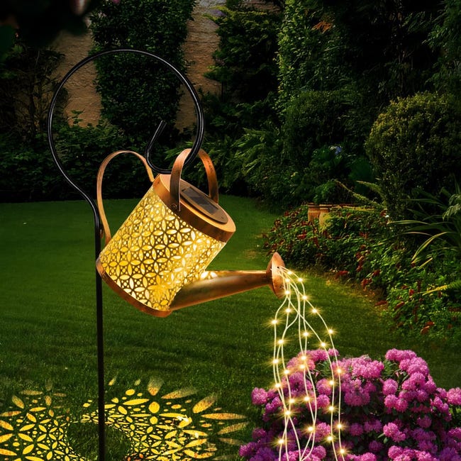 Guirlande Lumineuse Solaire À Led, Arrosoir Étanche À Double Mode, Pour Jardin, Terrasse, Cour, Allée, Lanterne, Décoration De Plantes (sku Produit : 96643769 Sku Offre : Mkh25.7.14-2)