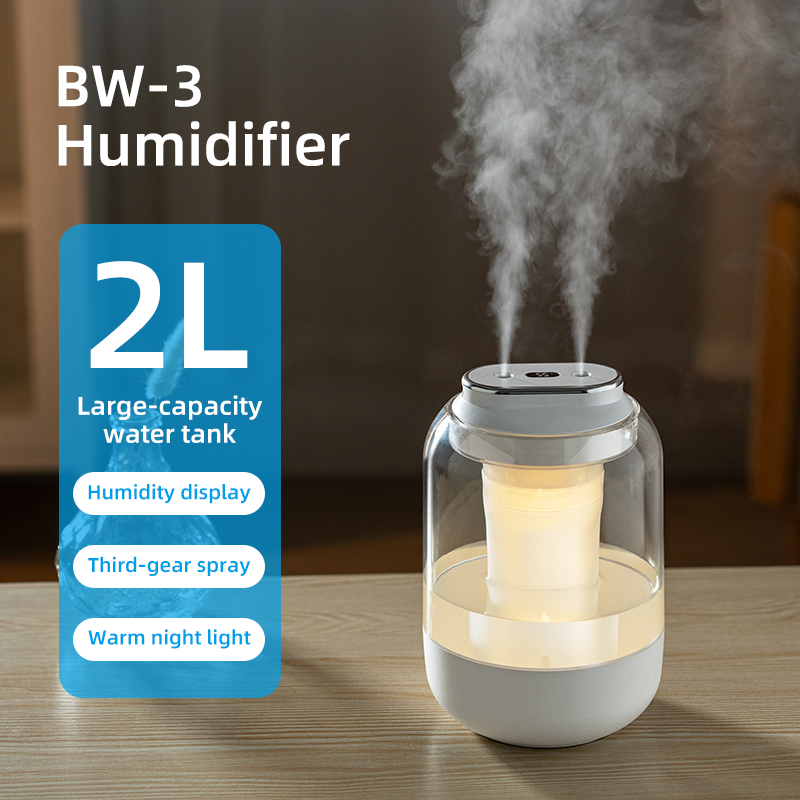 Humidificateur À Brume Froide Pour La Maison, Humidificateur Pour Bébé Grande Capacité, Facile À Utiliser Et À Nettoyer, Humidificateur D'Air Usb