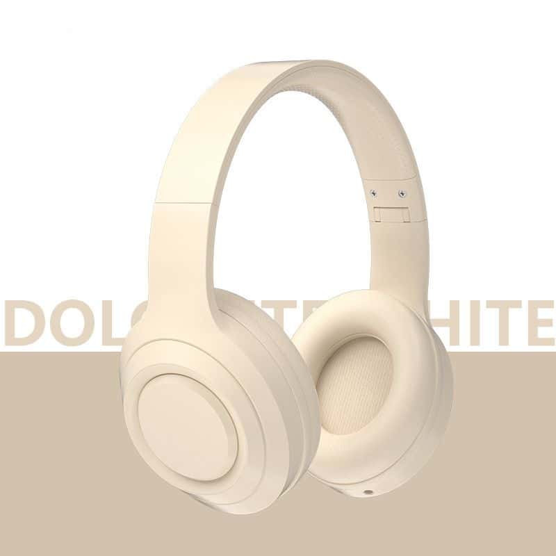 Casque Bluetooth Sans Fil, Casque Audio Réduction De Bruit Active Supra-auriculaire Avec Microphone Son Stéréo, Léger Et Pliable, 40 Heures D'Automonie