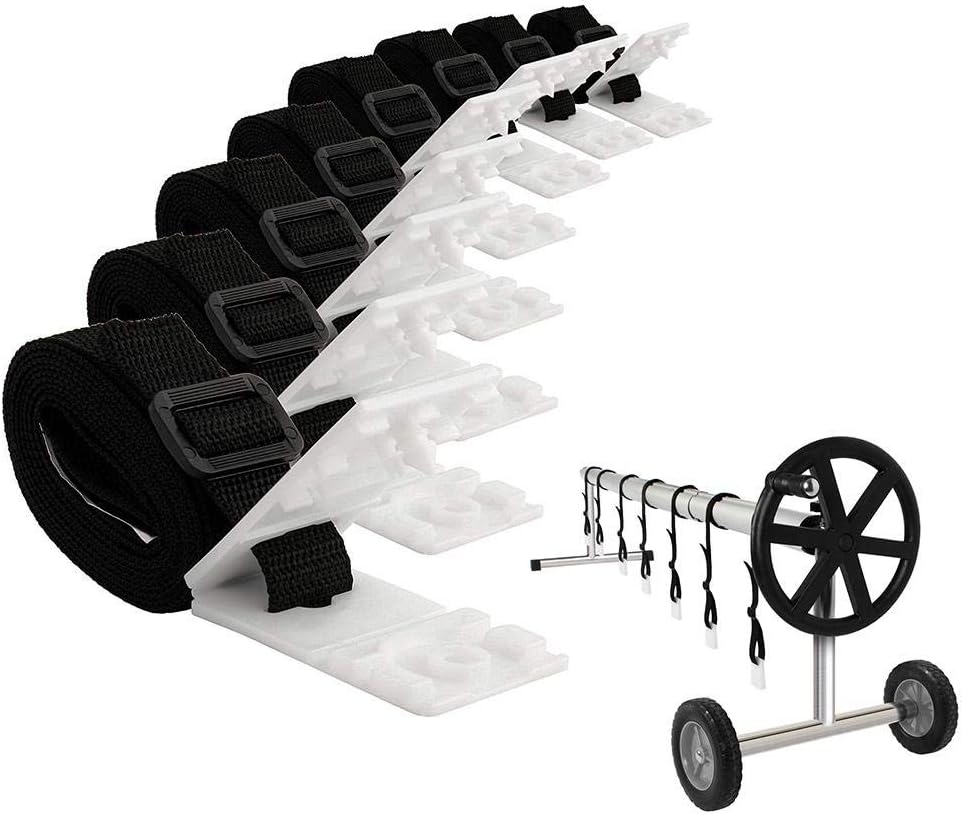 Gorgeousy Swimming Pool Solar Cover Reel Fixing Kit, Swimming