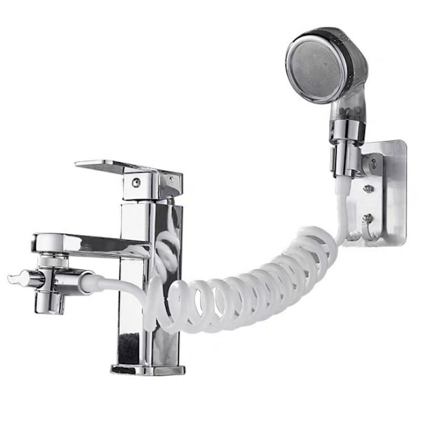 Ensemble Lavabo, Douchette, Flexible Télescopique, Idéal Pour Se Laver Les Cheveux Ou Nettoyer Le Lavabo (robinet).