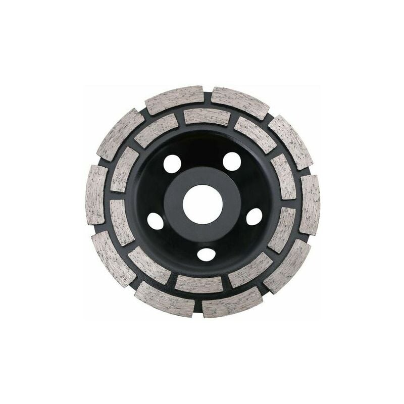 Choyclit Disc Diamant, Diamant À Meuler Béton 125 X 22.2 Mm Double Range, Meule Diamantée Universelle Pour Poncer Béton, Pierre, Granit Chape, Maçonnerie, Usage Universel