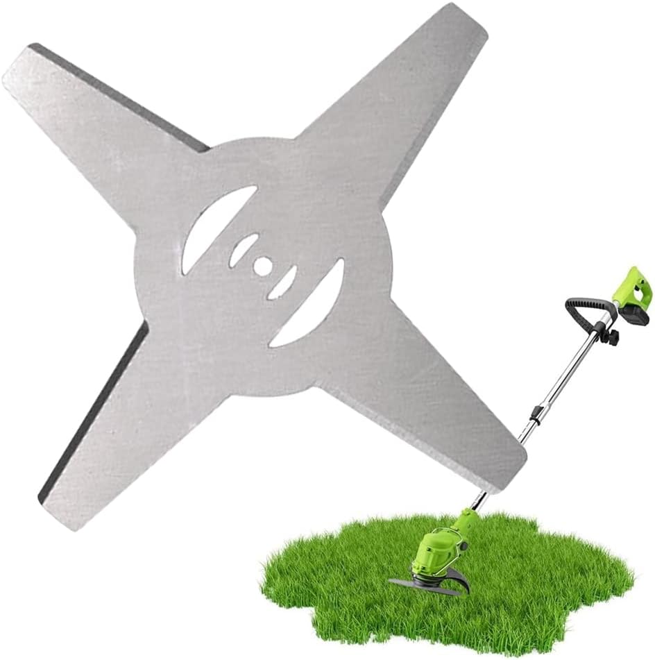 Lames De Tondeuse À Gazon Universelles, Lames De Rechange, Lames De Débroussailleuse Électrique, 20 Cm (4 Dents)