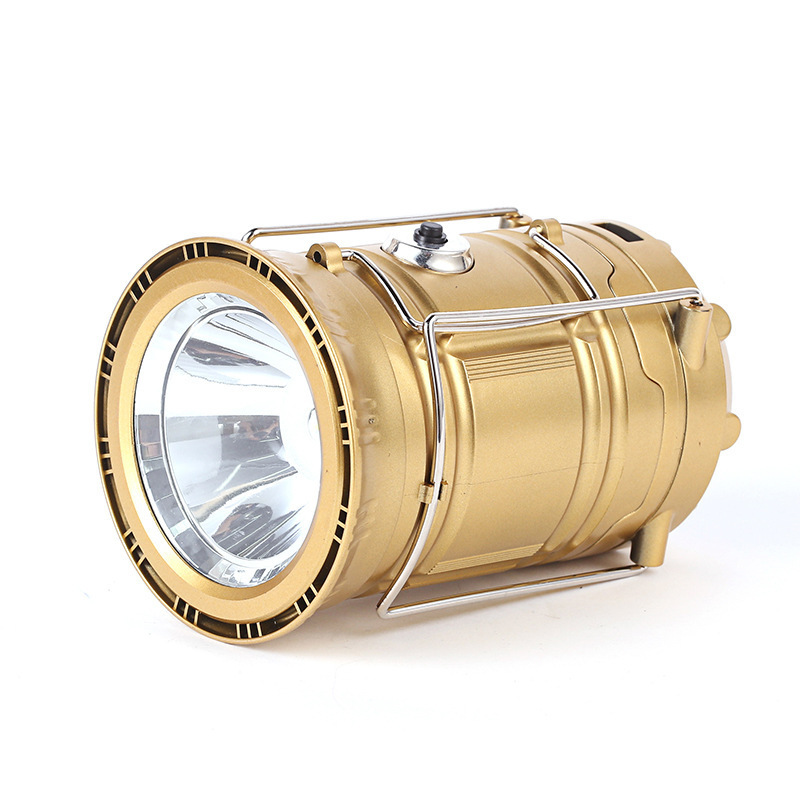 Lampe De Camping Led Solaire Gliving, Lanterne De Camping Led Étanche / Lampe De Camping Led