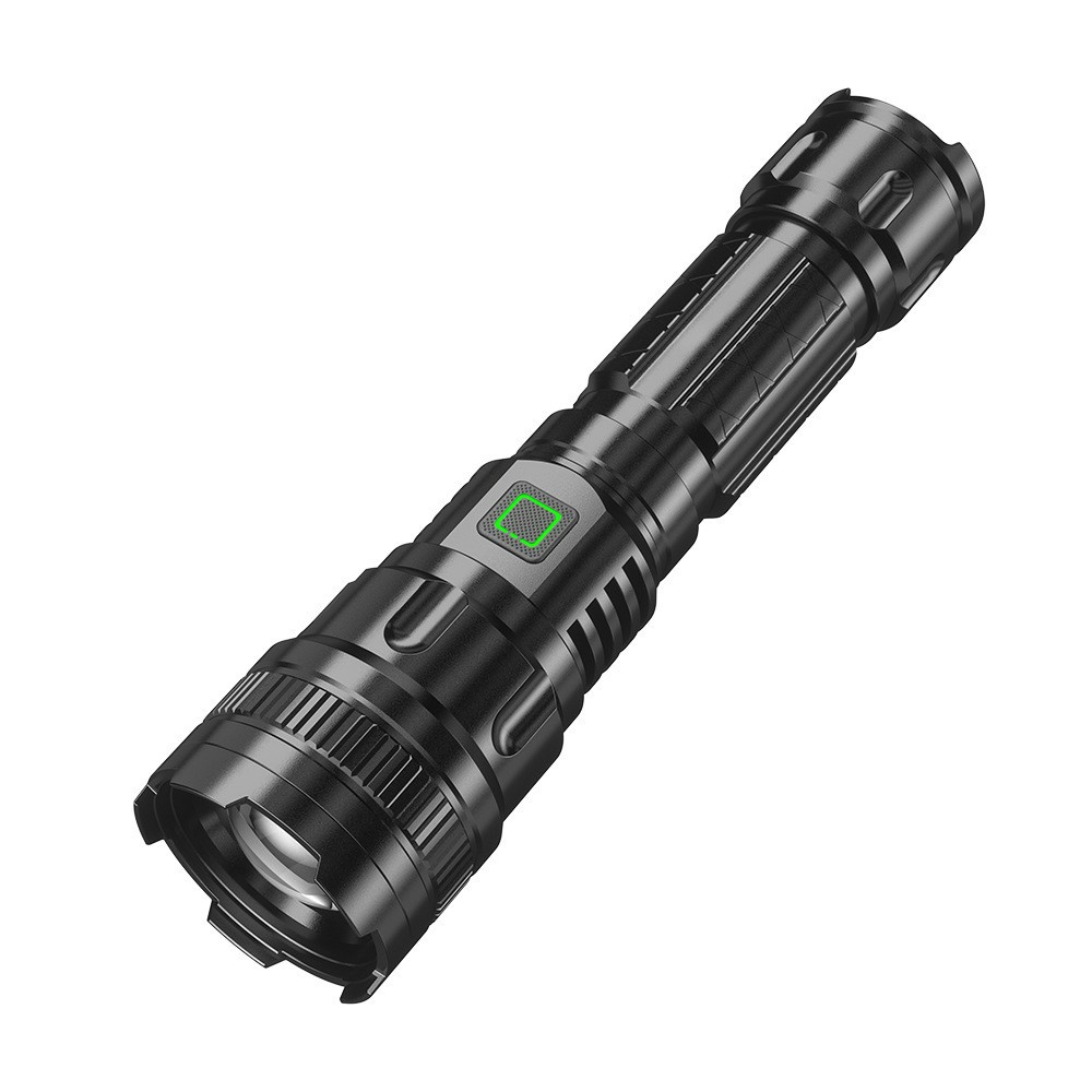 Lampe Led Rechargeable Ultra-puissante Avec 3 Modes D'Éclairage Et Zoom, Idéale Pour Le Camping, La Randonnée, Les Activités De Plein Air Et Les Situations D'Urgence.