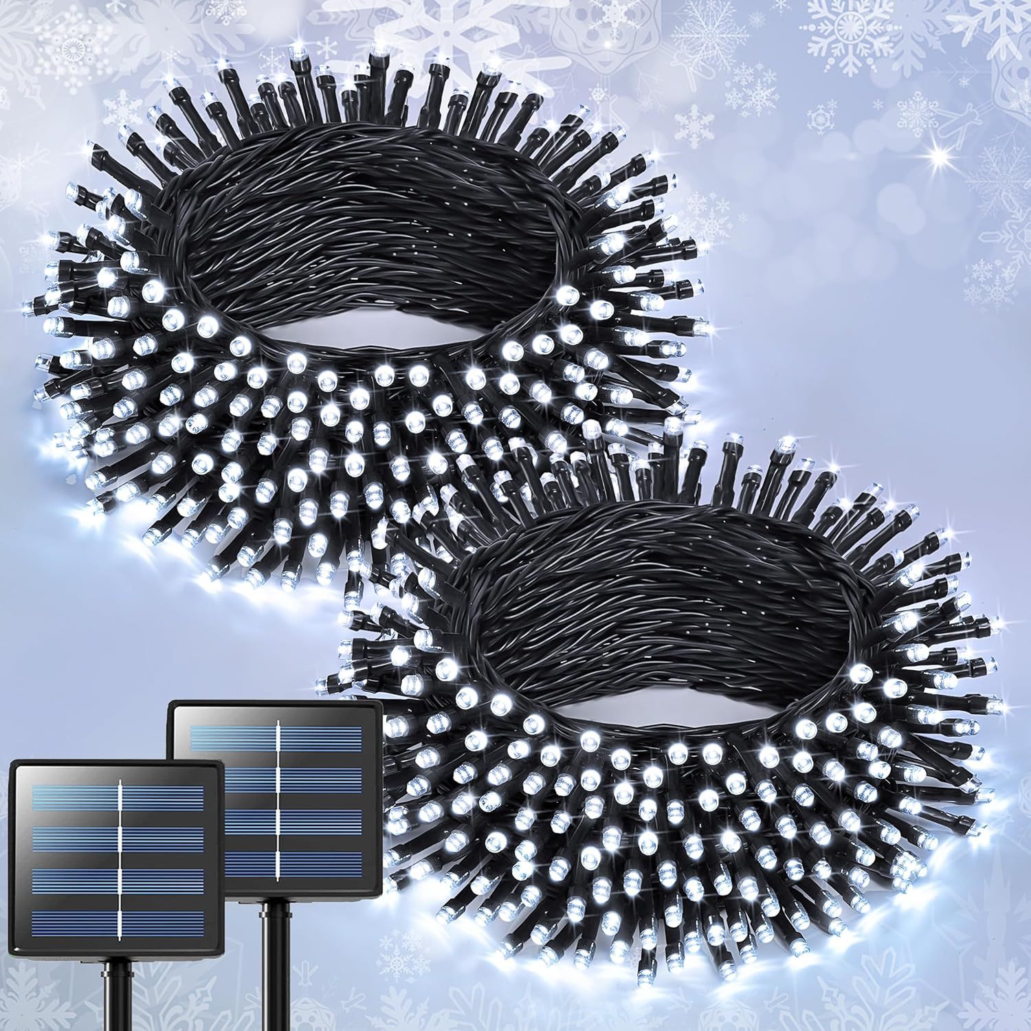 Lampes Solaires Extérieures Pour La Décoration Du Jardin, Du Patio Et Des Festivités Comme La Noël, Le Jour De L'Indépendance Et Halloween, Avec Un Design Plein D'Étoiles