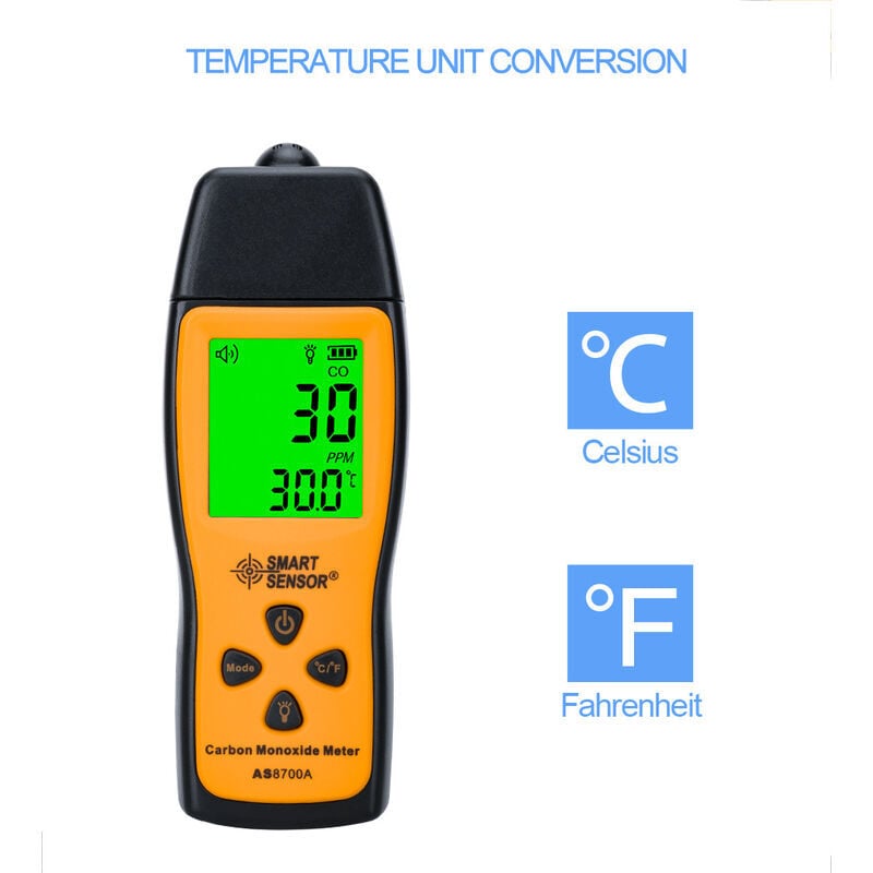 Appareil Portable De Mesure, De Test Et De Détection Du Monoxyde De Carbone