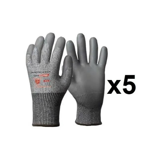 Paires De Gants Anticoupures Hppe Enduction Polyuréthane P500 Eurotechnique - Taille: 11 (sku Produit : 92866770 Sku Offre : 829st02)