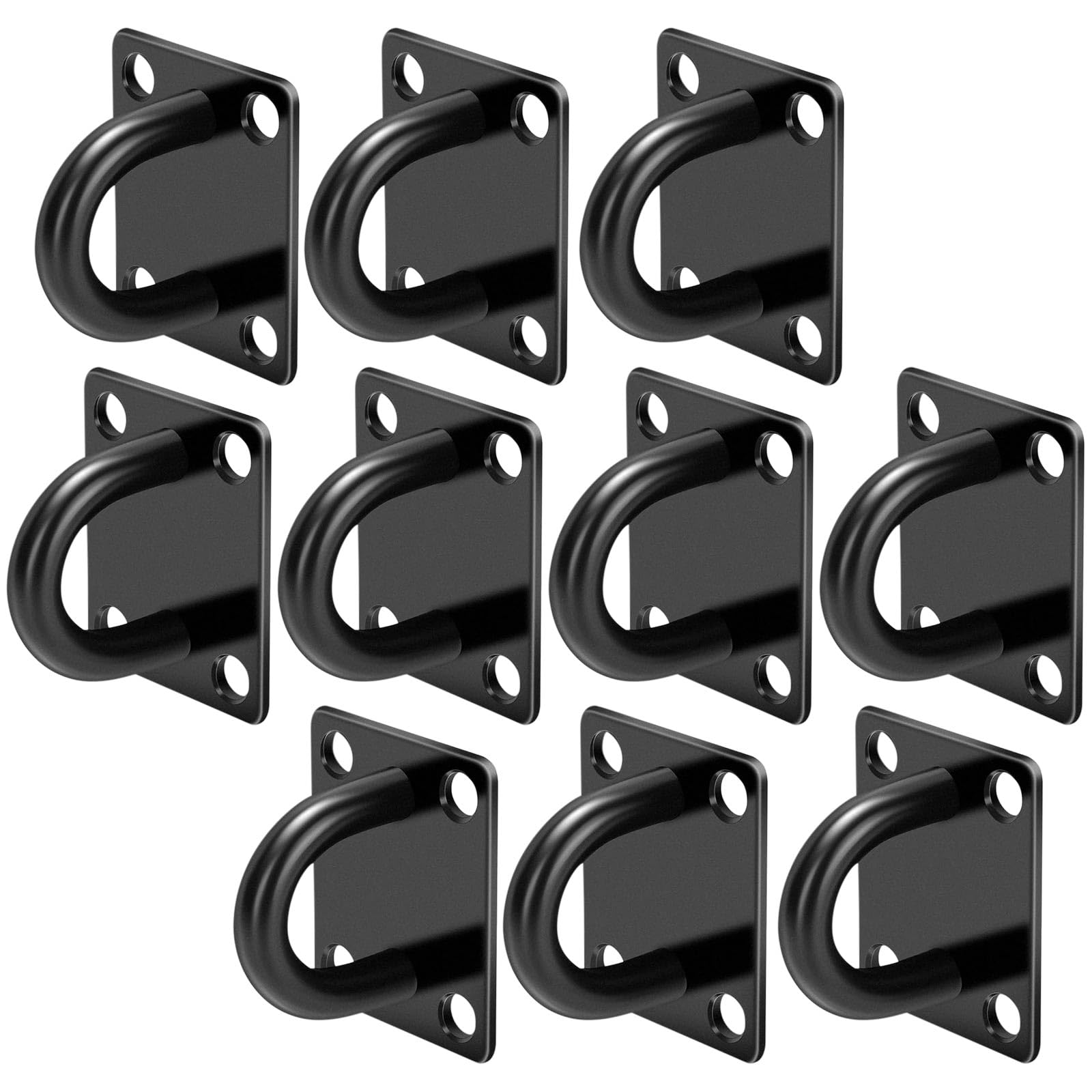 10 Pièces Pontet Inox,crochet Plafond, Crochet Inox,fixation Murale Pour Suspendre Des Filets,cordes,yoga