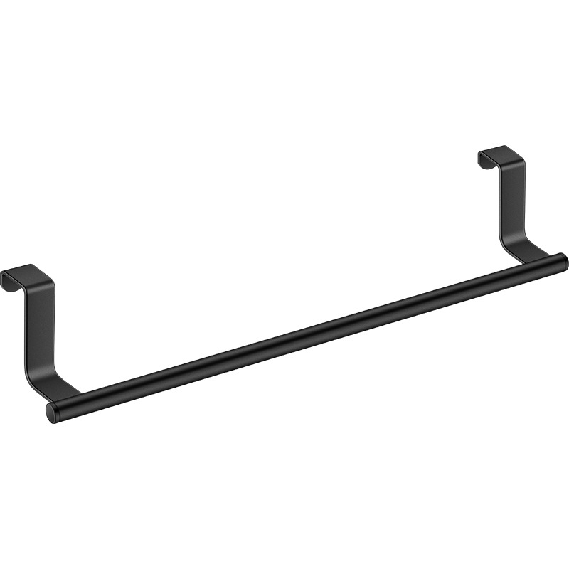 Lot De 2 Porte Serviettes Torchons Sur Porte, Barre Accroche Torchon Cuisine, Barre Torchon À Suspendre Sur Porte Tiroir Placard Noir Porte
