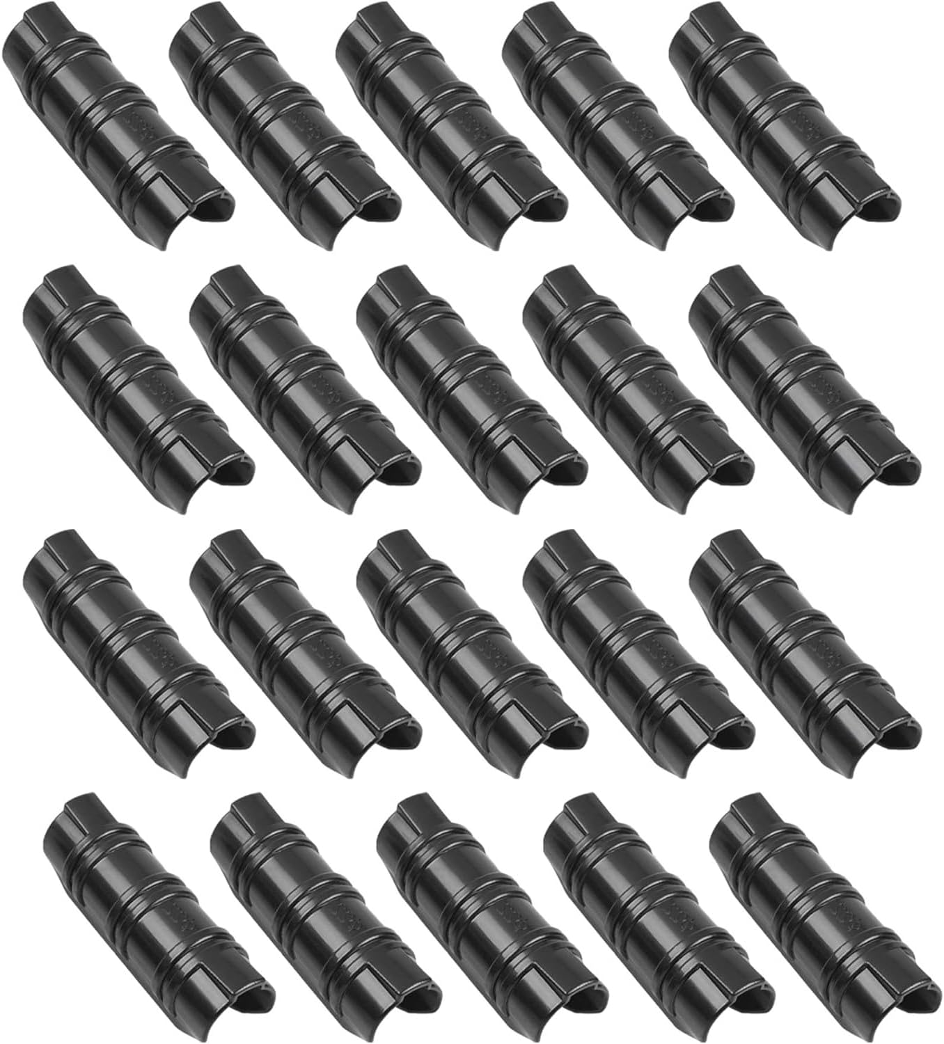 Colliers De Serrage En Plastique, Lot De 20, 25 Mm, Pour Tubes De Serre, Fixation De Tuyaux En Abs, Pour Structures De Jardin, Accessoires De Jardinage.