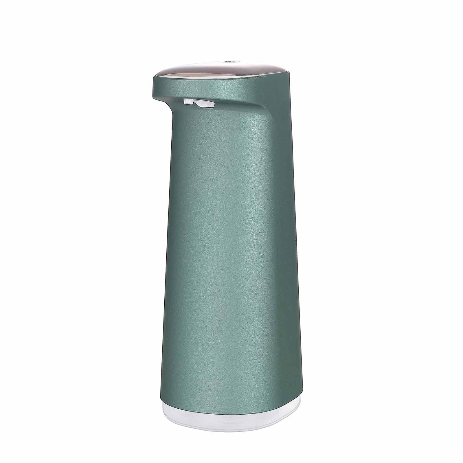 Distributeur De Savon Automatique Sans Contact Vertical À Induction Infrarouge - Distributeur De Savon Moussant Rechargeable Pour Salle De Bain Et Douche (vert Foncé)