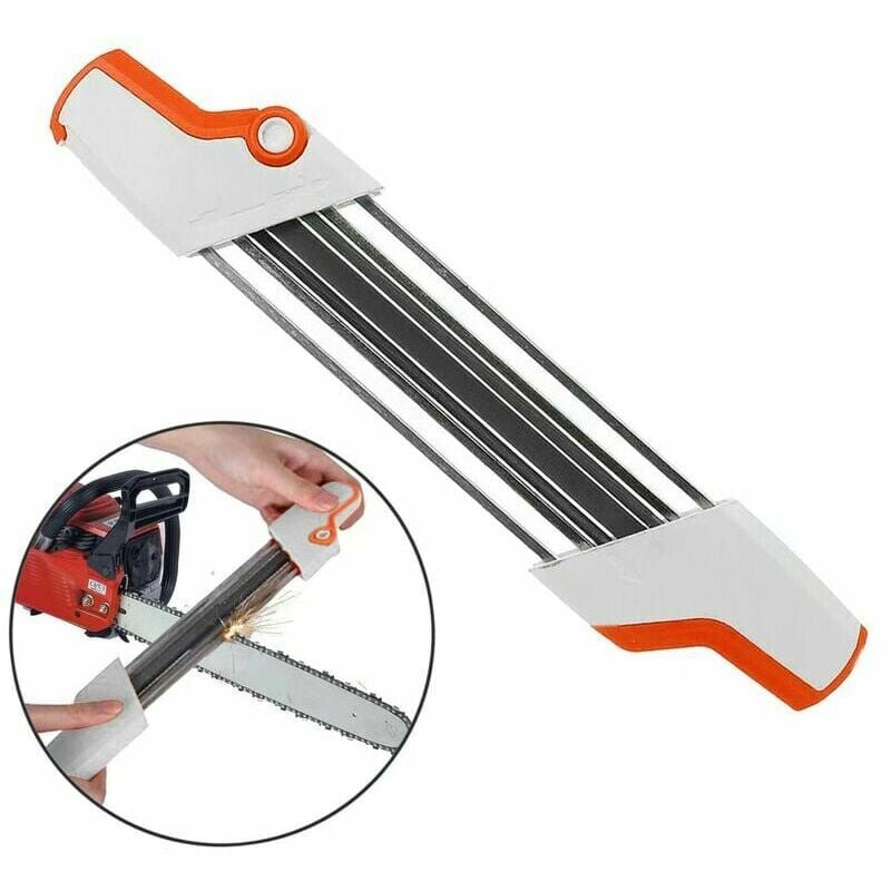 Porte-lime 2 En 1 Pour Chaîne De Scie 0,325 Ø 4,8 Mm - Blanc